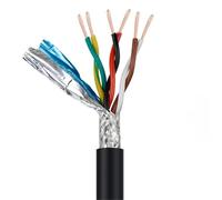 Cable codificador servo blindado de par trenzado TRVVSP, 1 metro, 0,2-0,5mm cuadrados, 2-16 pines(4pin,1M-0.5 SQUARE)