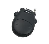 Cable combinado de 4 figuras de tipo pesado, telescópico, núcleos de acero, seguros para motocicletas, cascos, scooters, equipo de esquí, scooters con combinación