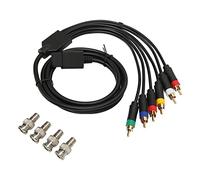 Cable Compuesto Multifuncional RGB RGBS de Alta Flexibilidad para Accesorios de Consola de Juegos N64 SFC Material de PVC 1 X Cable 4 X Cabezal BNC