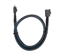 Cable con conectores RJ45 de alta densidad, compatible con transición híbrida Mini SAS para conexión de adaptadores SAS/SATA y conectividad