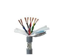 Cable con núcleo de cobre puro apantallado, Cable de cobre TRVVPS de varios tamaños, 5 metros, par trenzado blindado, cadena portacables con aislamiento de PVC(22 Awg 0.3mm2,4 Cores 5Meters)