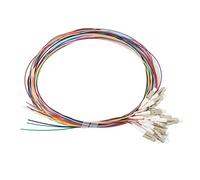 Cable con Varios Modos de Funcionamiento de la coleta de la Fibra 12 núcleos LC/UPC-62.5/125 con la cáscara Externa del PVC para Las Redes
