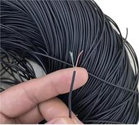 Cable conductor esmaltado multinúcleo de 0,08 mm, cable blando de PVC, línea de reparación de cables for auriculares(6core OD 1.4mm,5 m)