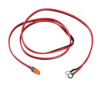 Cable conector de 60 cm a 3 m de longitud, 12 AWG XT60i a anillos redondos, cable conector para batería UAV y panel solar, anillos tóricos, cable adaptador de terminal