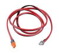 Cable conector de 60 cm a 3 m de longitud, 12 AWG XT60i a anillos redondos, cable conector para batería UAV y panel solar, anillos tóricos, cable adaptador de terminal