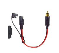 Cable conector de alimentación a DIN 14AWG Transferencia de energía de alambre grueso para accesorios de carga de paneles solares de automóviles Cable de mantenimiento de batería de motocicleta