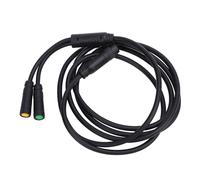 Cable conector de ciclo, controlador de 4.9 pies para mostrar el acelerador, cable de conexión para faros delanteros con diseño de enchufe antirretroceso, para ciclos eléctricos impulsados por buje