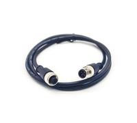 Cable Conector M12 de 5 Polos, Código A Femenino a Macho, Impermeable IP67, Aviación, Extensión de Doble Extremo Femenino (1m)