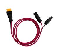 Cable conector multifuncional XT90 a alimentación de respaldo Cable adaptador aislado de PVC de 1, 5 m para enrutamiento de paneles solares y uso de energía portátil, cable de conversión único