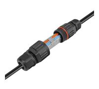 Cable Connector - IP68 Waterproof Electrical Wire Connector, Underground Junction Box & Terminal Block | 2-in/2-out & 3-in/3-out Rainproof Cable Sleeve For Outdoor Garden Power, Lighting And Pond