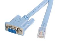 Cable consola RJ45 a DB9 StarTech.com DB9CONCABL6 1.8m Azul Macho-Hembra Rollover