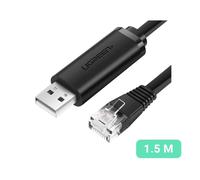Cable consola Ugreen CM204 USB 2.0 RJ45 1.5m FTDI Plug and Play Antienredos