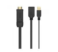 Aisens Conversor activo HDMI 2.0 a DisplayPort 1.2 A122-0642 – alimentación USB – 10 cm Negro