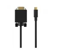 Cable Conversor Aisens A109-0692/ USB Tipo-C Macho - VGA Macho/ 80cm/ Negro