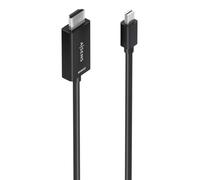 Cable Conversor Aisens A125-0885/ Mini DisplayPort Macho - HDMI Macho/ 60cm/ Negro