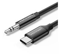 Cable Conversor Audio Vention BIFBF/ USB Tipo-C Macho - Jack 3.5 Macho/ 1m/ Gris