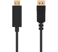 Cable Conversor Ewent DisplayPort 1.2 para HDMI 1.2 Macho/Macho 3 M Negro