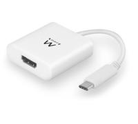 Cable Conversor Ewent USB C Macho para HDMI 4K Blanco