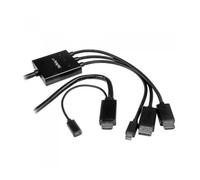 Cable conversor hdmi - displayport - mini dp startech 2m