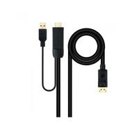 Nanocable Cable Conversor HDMI 2.0 a DisplayPort V1.2 1.8m Negro