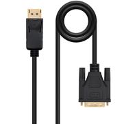 Cable Convertidor DisplayPort Macho - DVI Macho (1 metro) - Nanocable