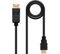 Cable Convertidor DisplayPort Macho - HDMI Macho (15 mts) - Nanocable