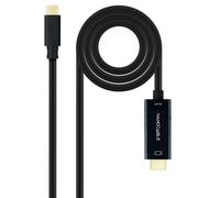Cable Conversor NanoCable USB-C para HDMI 1.4 4K@30HZ 1.8 M Negro