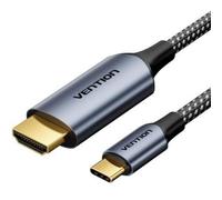 Cable Conversor HDMI 2.0 4K Vention CRHHF/ USB Tipo-C Macho - HDMI Macho/ 1m/ Negro