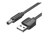 Cable Alimentación Vention CEXBG/ USB Macho - DC 3.5mm Macho/ 1.5m/ Negro