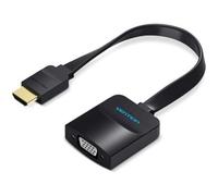 Cable Conversor Vention 74346/ HDMI Macho/ VGA Hembra - Jack 3.5 Hembra/ 20cm/ Negro