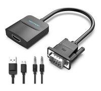 Cable Conversor Vention ACNBD/ VGA Macho - HDMI Hembra/ 50cm/ Negro