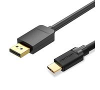 Cable conversor Vention CGYBF USB-C macho a DisplayPort macho 8K 1.5m negro