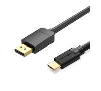 Cable Conversor Vention CGYBH/ USB Tipo-C Macho - DisplayPort Macho/ 2m/ Negro