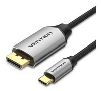 Cable Conversor Vention CGZBG/ USB Tipo-C Macho - DisplayPort Macho/ 1.5m/ Negro