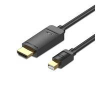 Cable Conversor Vention HAHBH/ Mini Displayport Macho - HDMI Macho/ 2m/ Negro