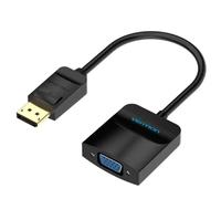 Cable Conversor Vention HBFBB/ Displayport Macho - VGA Hembra/ 15cm/ Negro