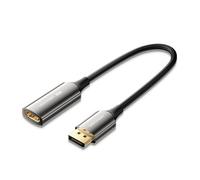Cable conversor vention hfnbc/ displayport macho - hdmi hembra/ 25cm/ negro