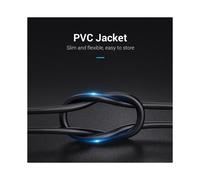 Cable Convertidor Compatible con para A VGA 1080P Chapado en Oro para PC, Computadora Portátil, Conmutador, TV Box Cable de Video de 1 M de Largo