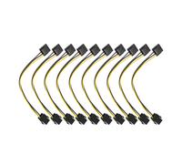 Cable convertidor de 10 piezas de Molex a PCI-E Power IDE de 4 pines hembra a 6 pines