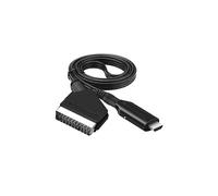 Cable convertidor de euroconector a HDMI todo en uno con audio y vídeo, resolución 1080p y 720p para televisión y monitor