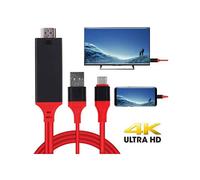 Cable convertidor digital de vídeo USB 3.1 Tipo-C a HDMI MHL 4K HD para conectar teléfonos Android a monitores, proyectores y televisores (r