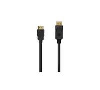 Cáble Convertidor DisplayPort a HDMI - AISENS - 0.5m - 4K - HDMI 1.4b - Negro