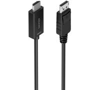 Cable Conversor Aisens A125-0894/ DisplayPort Macho - HDMI 4K Macho/ 2m/ Negro