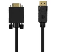 Cable Convertidor Displayport Macho - VGA (D-Sub) Macho (1 metro) - AISENS
