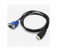Cable convertidor HDMI a VGA de 1 m, adaptador de video HD 1080p para conexiones HDMI a VGA, cable de pantalla macho a macho.