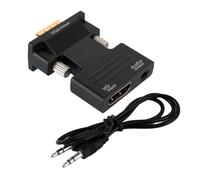 Cable convertidor HDMI hembra a VGA macho con salida de audio