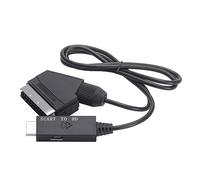 Cable convertidor portátil compatible con HDMI a euroconector y uso, compatible con adaptadores de salida 1080p/720p, convertidor funcional