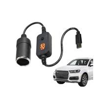 Cable Convertidor Tipo-C Auto Enchufe Cargador Rápido Coche | Tipo-C Accesorios Cargador Enchufe para Vehículos Auto Camiones SUV Sedán Camping-Car