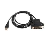 Cable convertidor USB a DB25 macho de 25 pines RS232 para impresoras y máquinas industriales, cable de datos de escala electrónica de 180 cm