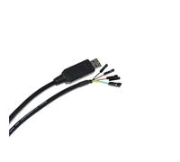 Cable convertidor USB a RS232 con Chip FT232RL de 6 Pines, 6 vías, Paso de 0,1", Puente SIL Simple en línea, actualización y depuración.(1.8M,FT232RL 1X1 6P)
